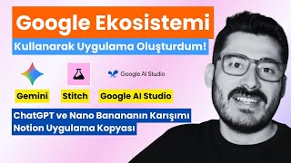 Google Ekosistemiyle Kendi Yapay Zeka Uygulamamı Yaptım! | Gemini, Sti