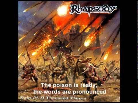 Rhapsody- Queen of the dark horizons+ lyrics