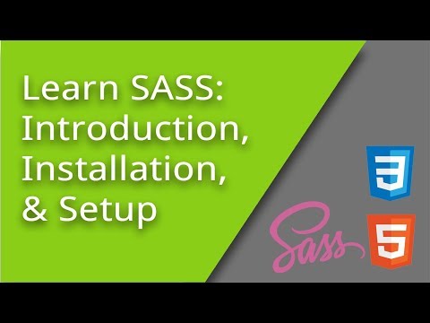 Learn SASS - Intro and Setup