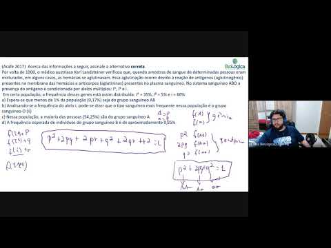 Resolução - ACAFE - Genética de populações - BioLógica