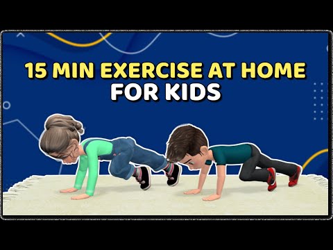 15-MINUTE FULL BODY WORKOUT FOR KIDS: HOME WORKOUT