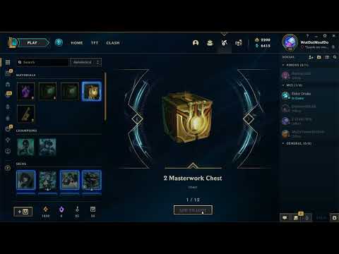 League of Legends | Patch 12.6 - Opening Masterwork Chest (Part 03)