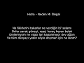 Hidra - Neden Mi İllegal 2 Lyrics Rap