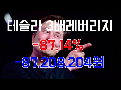 테슬라 10.97% 상승, 삼슬라 TSL3 32.26% 상승 / 테슬라 3배 레버리지로 은퇴하기 / 삼슬라일기 / TSL3 /
