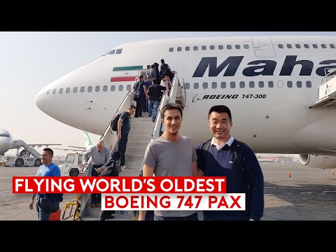 World’s Oldest and Last Active B747 Classic - Mahan Air B747-300