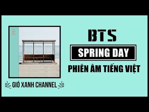 [Phiên âm tiếng Việt] Spring Day – BTS