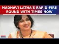 Madhavi Latha Engages In Rapid-Fire Round with Times Now On Hyderabad Renaming Debate | Latest News