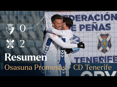 CD Tenerife | Resumen del Osasuna Promesas - CD Tenerife (J. 18, Primera Federación 25/26)