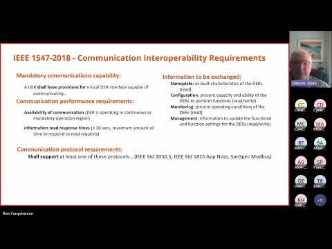 2023: Workshop 2 - The MESA-DER Profile: IEEE1815 (DNP3) Key Elements and Comparison