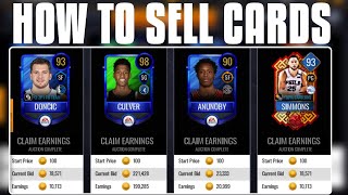 *PRICE LIST* HOW TO SELL YOUR CARDS IN NBA LIVE MOBILE 20!!!