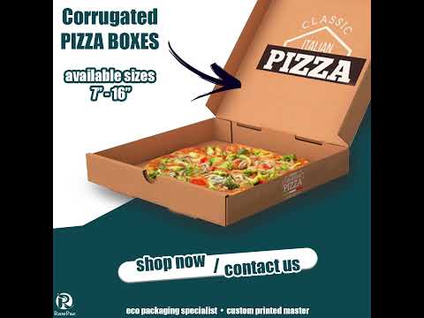 Custom Printed Pizza Boxes | Bespoke Pizza Boxes
