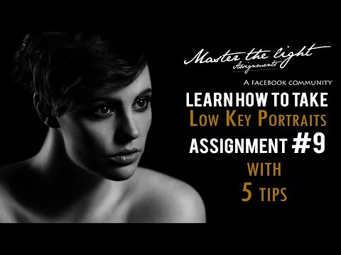 Learn how to make a Low-Key portrait - Assignment 9 - Master The Light