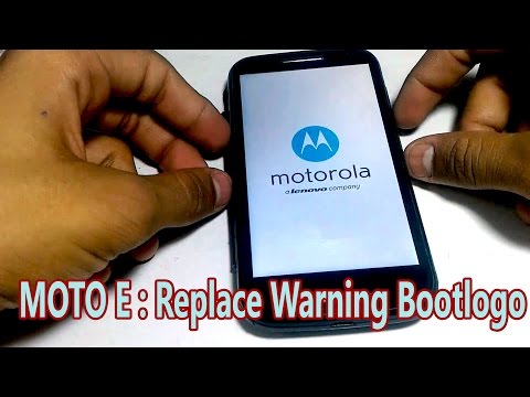 MOTO E ( 1st Gen) : Replace Warning Bootlogo