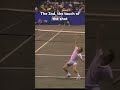 John McEnroe, the lost art!! The ridiculous slide volley!! #tennis #johnmcenroe #stefanedberg
