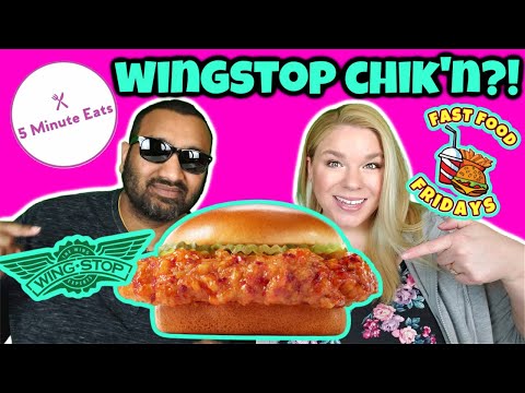 Wingstop Chicken Sandwich Original Hot Review