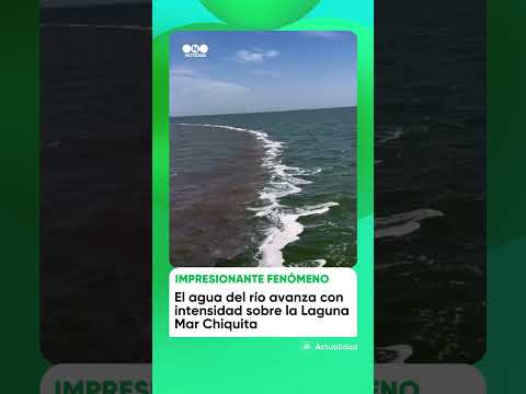LIMITE ENTRE EL AGUA DEL RIO SOBRE Y LA LAGUNA DE MAR CHIQUITA
