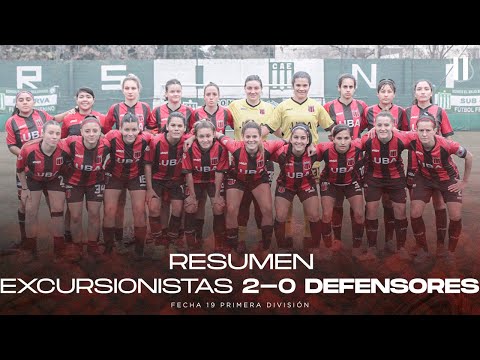 Resumen | Excursionistas 2-0 Defensores | Fecha 19 Primera División fútbol femenino 2023