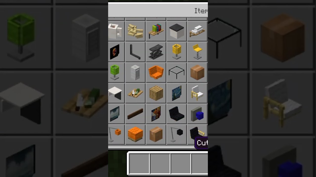 Furniture in minecraft