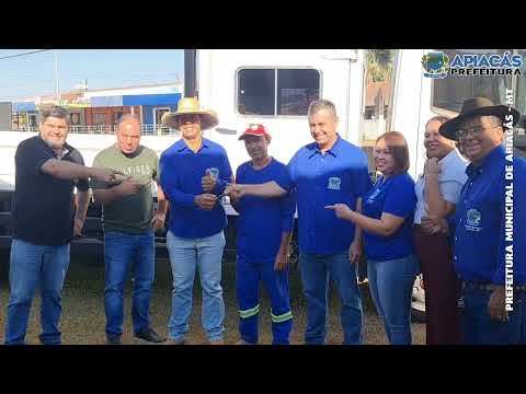 Prefeitura entrega caminhão para a Secretaria de Urbanismo