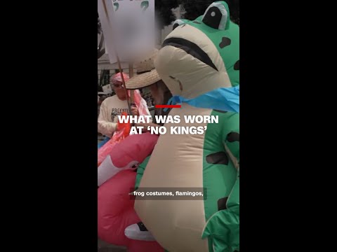 What was worn at ‘No Kings’ protests