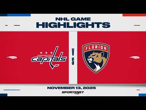 NHL Highlights | Capitals vs. Panthers - November 13, 2025