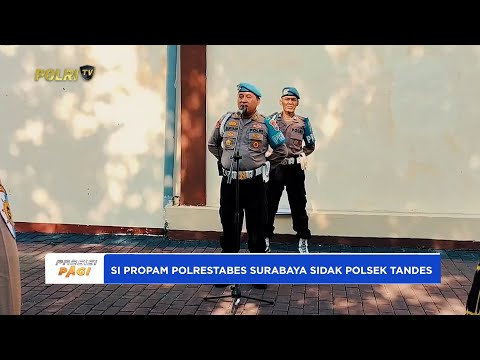POLSEK TANDES DIKUNJUNGI LANGSUNG SI PROPAM POLRESTABES SURABAYA