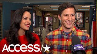 BrooklynNine-NinesMelissaFumero&AndySambergOnTheirShowsReturn;Amy&JakesHoneymoon