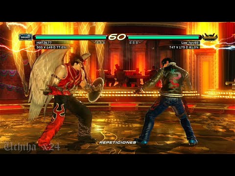 L7 75_7 Devil Jin (HUITZIL77) vs (Law_fury93) Law - Tekken 6 ( Uchiha x24) PS3 Online