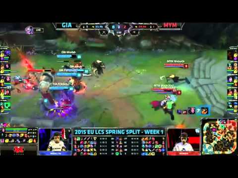 Giant Werlyb Jax VS MYM Mimer Renekton Highlights   2015 EU LCS Spring W1D1