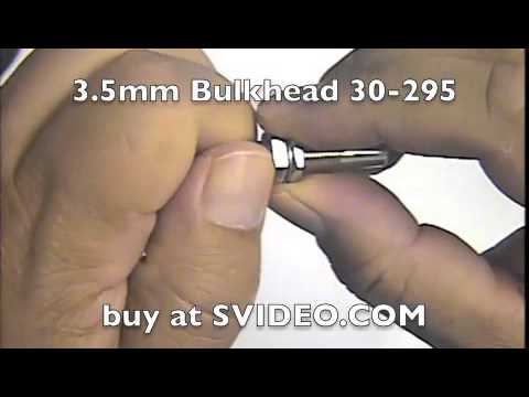 3.5mm Stereo Feed-thru adapter, Part 30-295