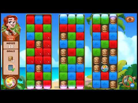 Lost Island Blast Adventure Level 793 - NO BOOSTERS 🏝️ | SKILLGAMING ✔️