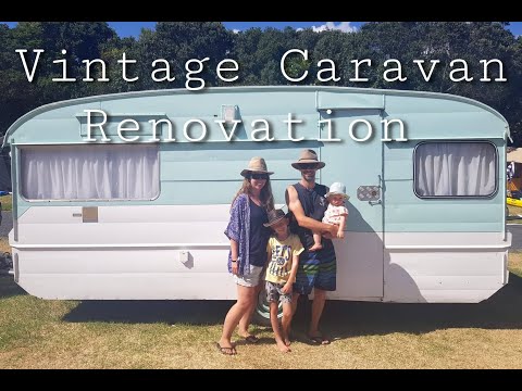 Vintage Caravan Renovation • The full process - before & after • Full Time RV Travelling Family