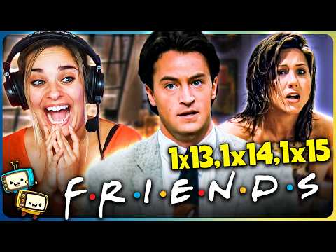FRIENDS (1994) Season 1 Episodes 1x13 1x14, and 1x15 Reaction! | First Time Watch!