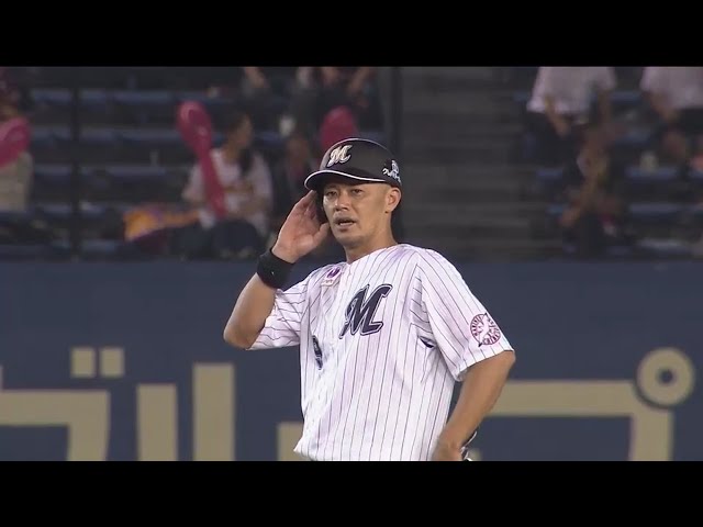【6回裏】ベテランが大きな仕事!! マリーンズ・福浦 レフトフェンス直撃のタイムリー2ベース!! 2017/8/24 M-E