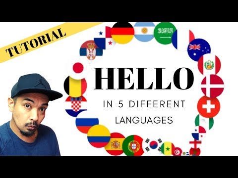 Language tutorial: HELLO translation in different languages