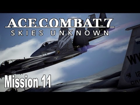 Ace Combat 7: Skies Unknown - Mission 11: Fleet Destruction Walkthrough [HD 1080P]