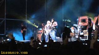 Rulo y La Contrabanda (Divididos) junto con Kutxi Romero