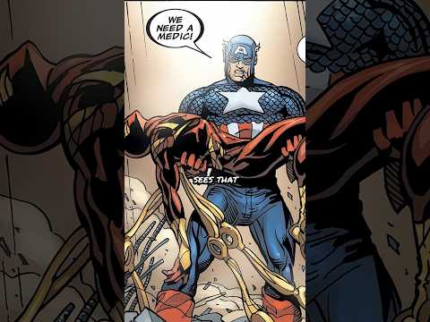 Ironman loses it when Spidey dies...