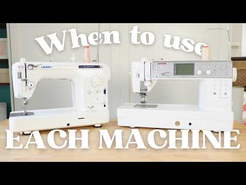My two sewing machines | What I use them for!