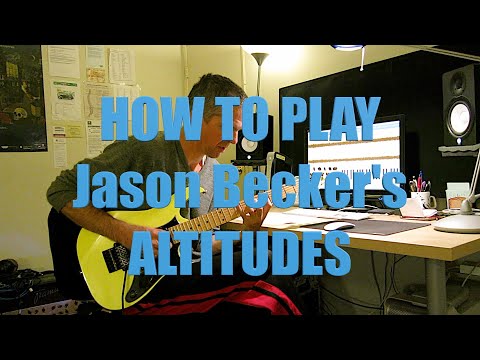 How to play Jason Becker's Altitudes