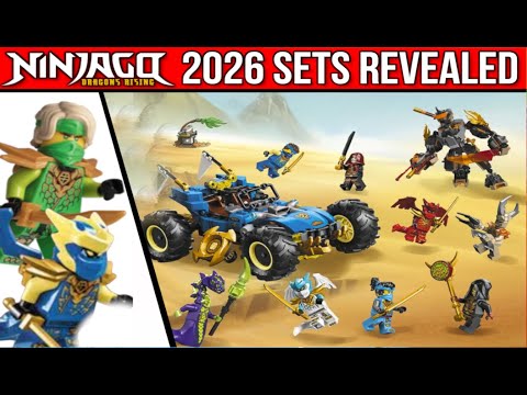 First LEGO Ninjago 2026 Sets Revealed! New Dragon Ninja Suits & More!