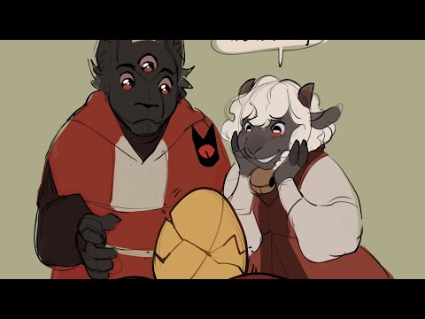 Lamb and Narinder Experience Child Birth || Cult of the Lamb Comic dub