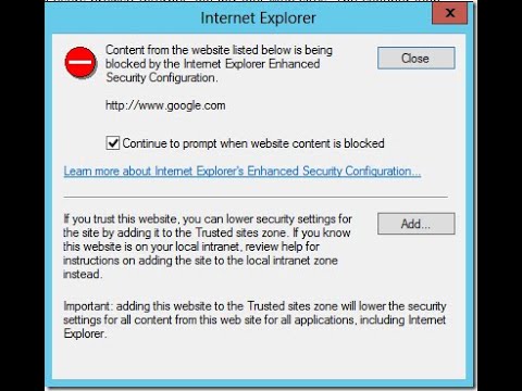 Server 2019 2016 Disable Internet Explorer Enhanced Security