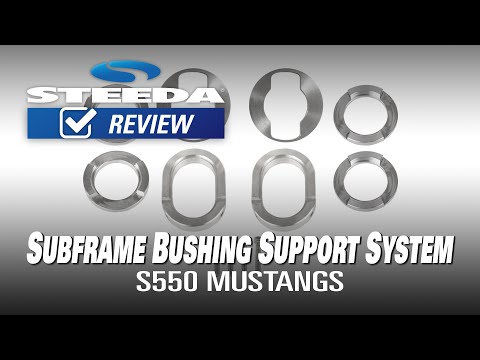 Steeda S550 Mustang IRS Subframe Bushing Support System