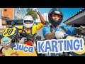 Juca And Blippi Race With Go Karts Learn English With Juca And Blippi Juca Brasil