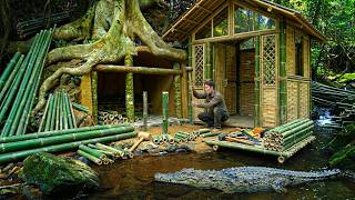 Bushcraft Survival Alone - Building a Strong Bamboo Shelter With a Small Knife MQDEFAULT Thumbnail