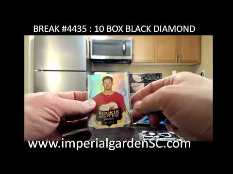BREAK #4435 : 10 BOX 2023-24 #upperdeck BLACK DIAMOND NHL HOCKEY BOX CASE BREAK