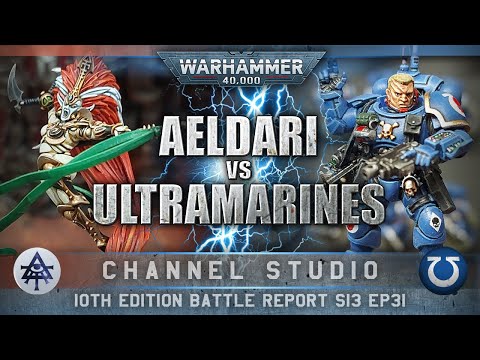 Aeldari vs Ultramarines Space Marines Warhammer 40K Battle Report 10th Edition 2000pts