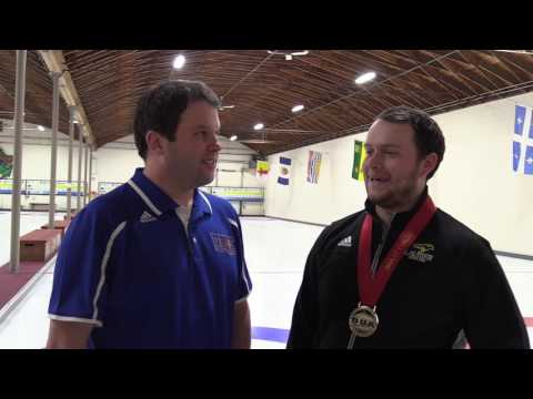 OUA Curling Championship - Interview with Laurier skip Matt Hall