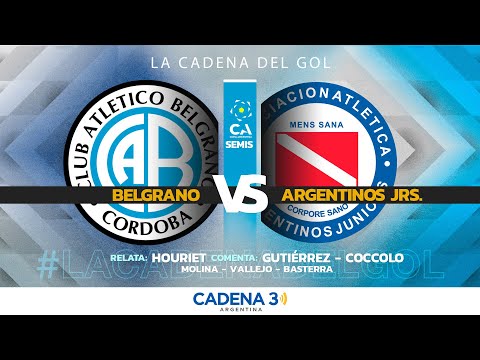 🔴 EN VIVO | BELGRANO vs. ARGENTINOS JUNIORS | COPA ARGENTINA | SEMIS | LA CADENA DEL GOL  | Cadena 3